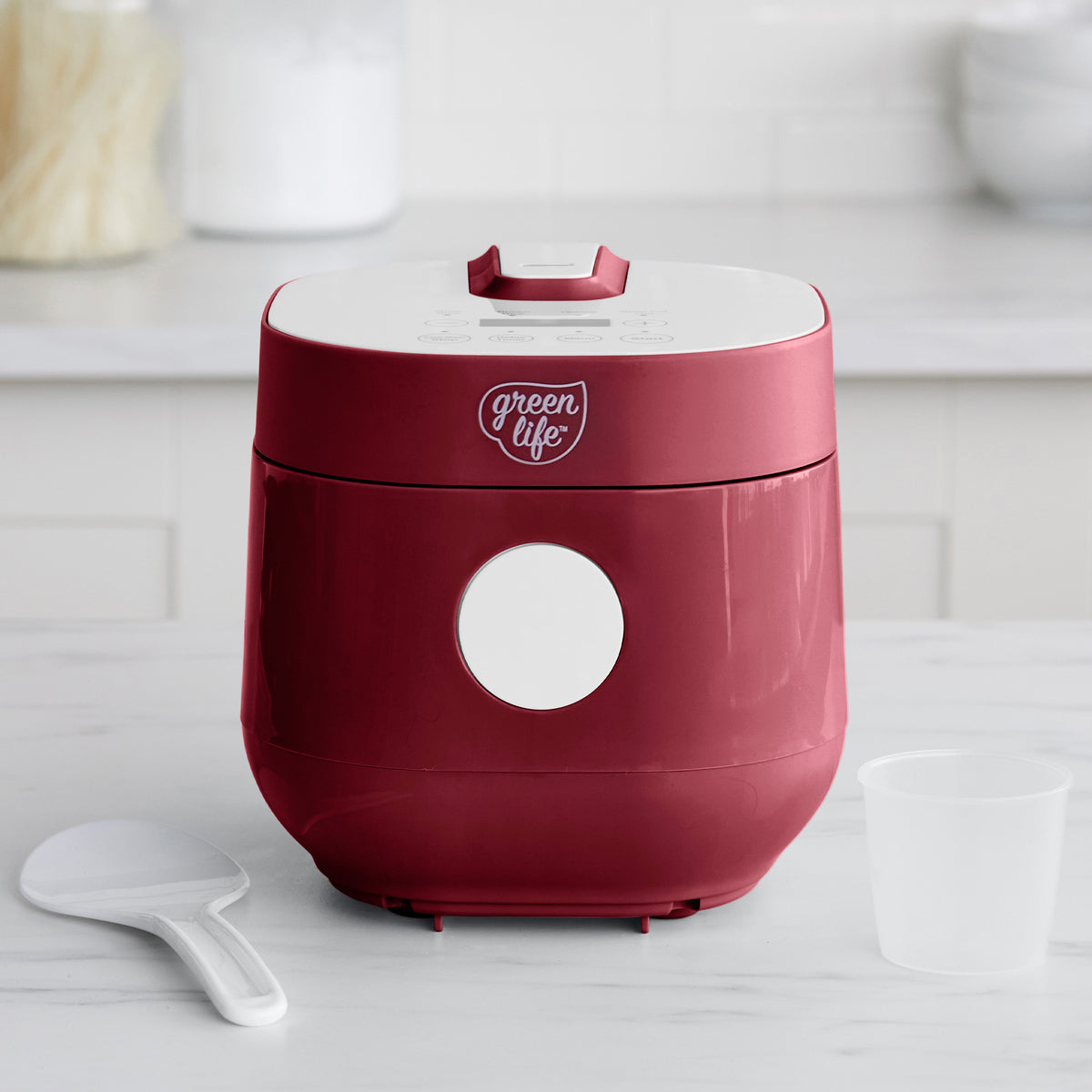 GreenLife 4-Cup Rice Cooker for Perfect Rice & Grains | Small Kitchen Appliance for Rice, Quinoa & Oatmeal | Ideal for Dorms, Apartments & RVs