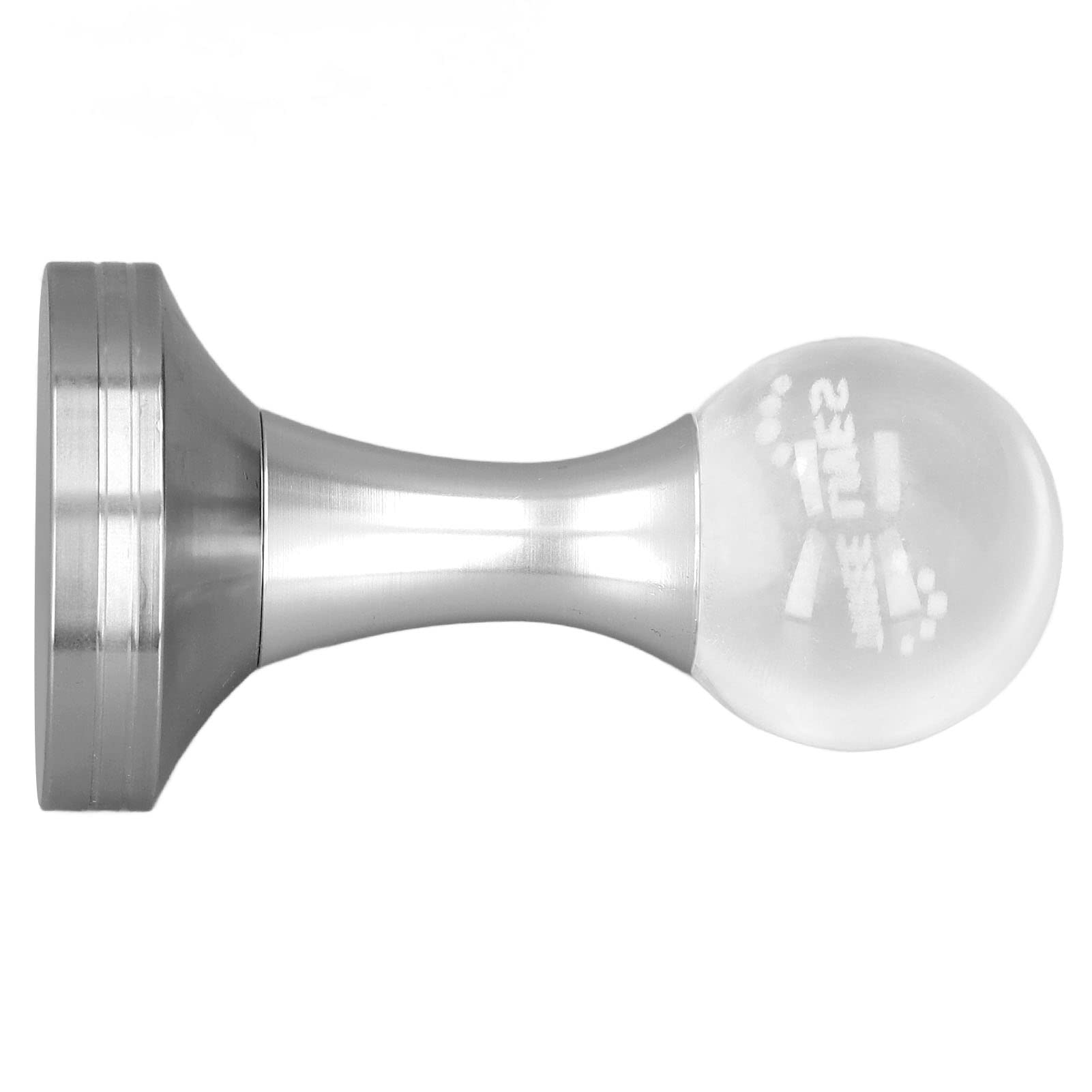 Professional Coffee Tamper - 304 Stainless Steel Base & Crystal Handle for Espresso Machines | Barista Tool for Home & Cafe Use
