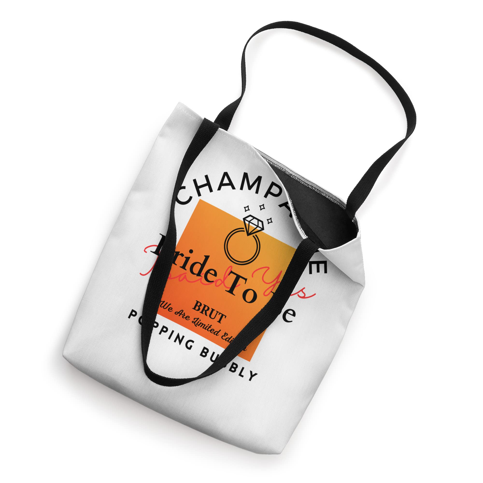 Elegant Bride to Be Champagne Tote Bag - Perfect for Bachelorette Parties & Bridal Showers - Great for Wedding Celebrations & Girls' Night Out