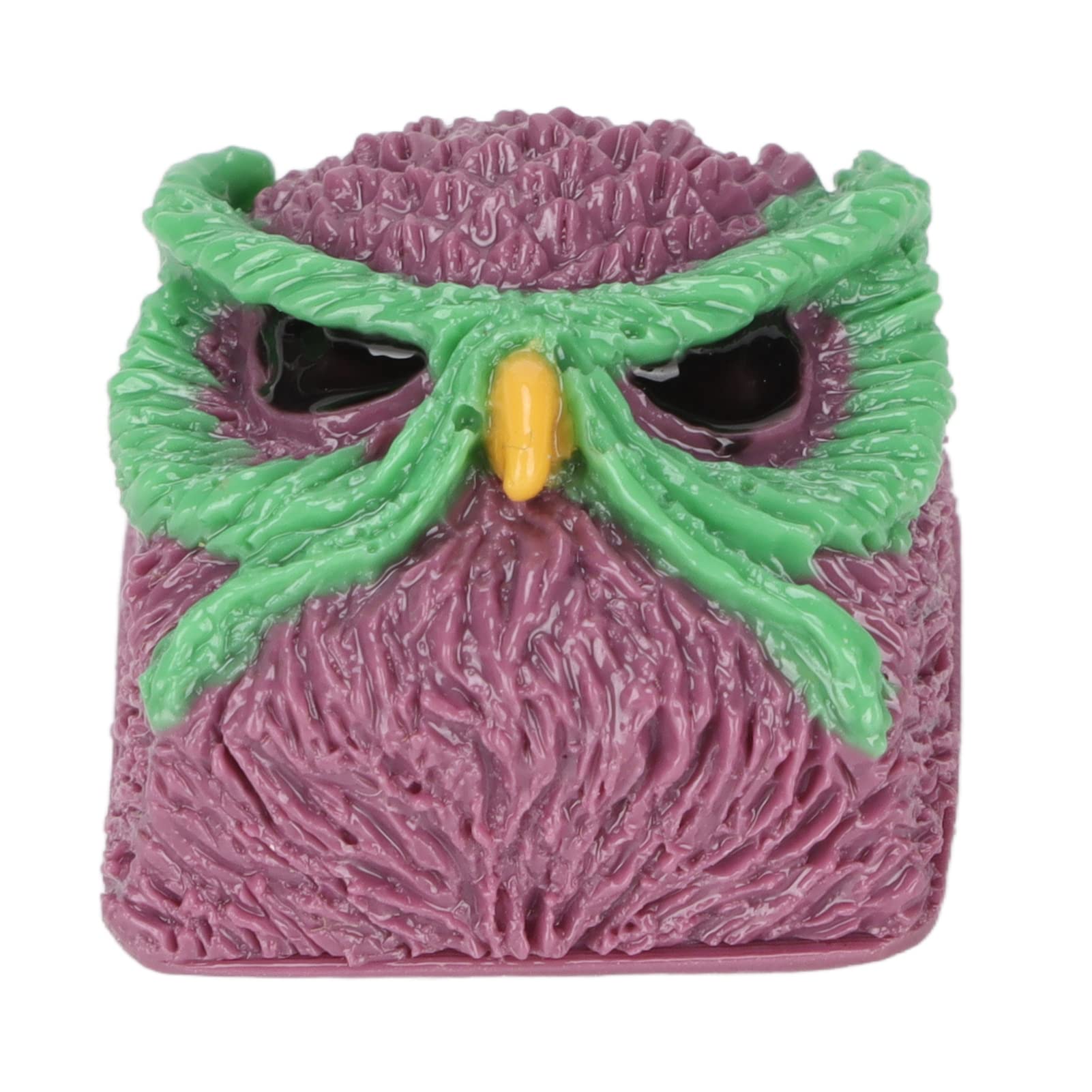 GOWENIC Custom Owl Pattern OEM R4 Gaming Keycaps - Handmade Resin Keycaps for Cherry MX Switches Mechanical Keyboard (Purple) | Perfect for Gaming, Typing & Custom Keyboard Builds