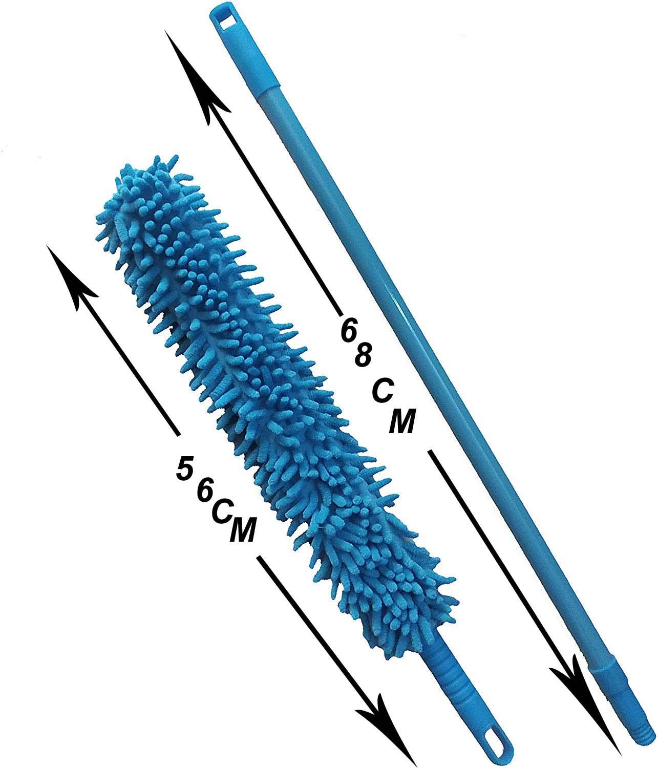 Mobhada Multi-Purpose Feather Microfiber Cleaning Brush - Magic Dust Cleaner for Car, Home, Office & Furniture (Multicolor) | Perfect for Dusting, Polishing & Detailing Surfaces