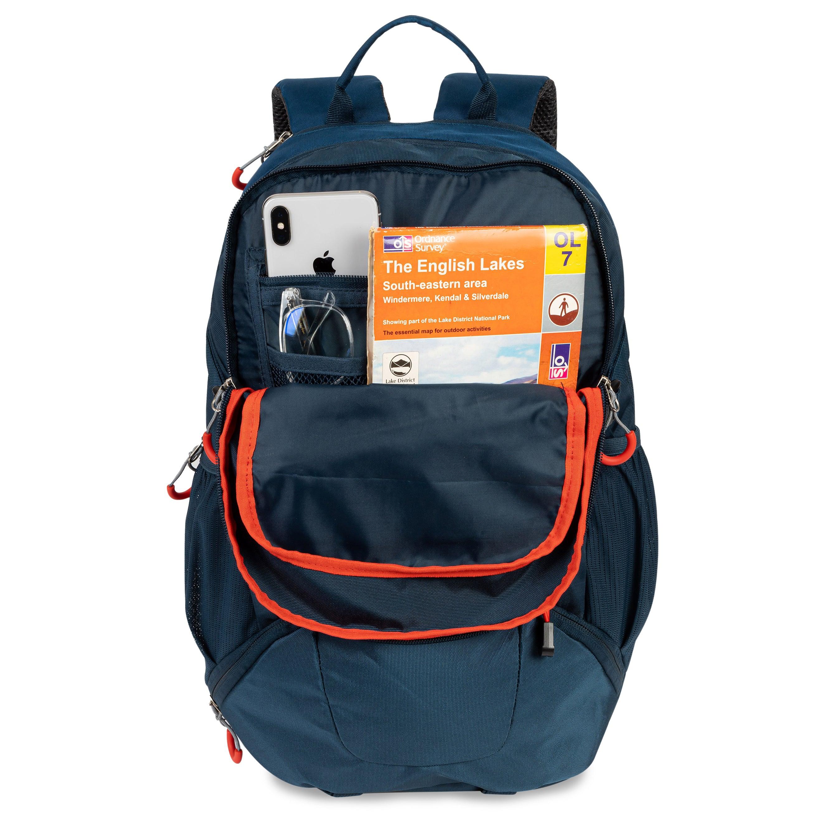 Fellside 20L Lightweight Hiking Backpack - Waterproof Daypack for Outdoor Camping, Travel & School - Durable & Comfortable for Men & Women