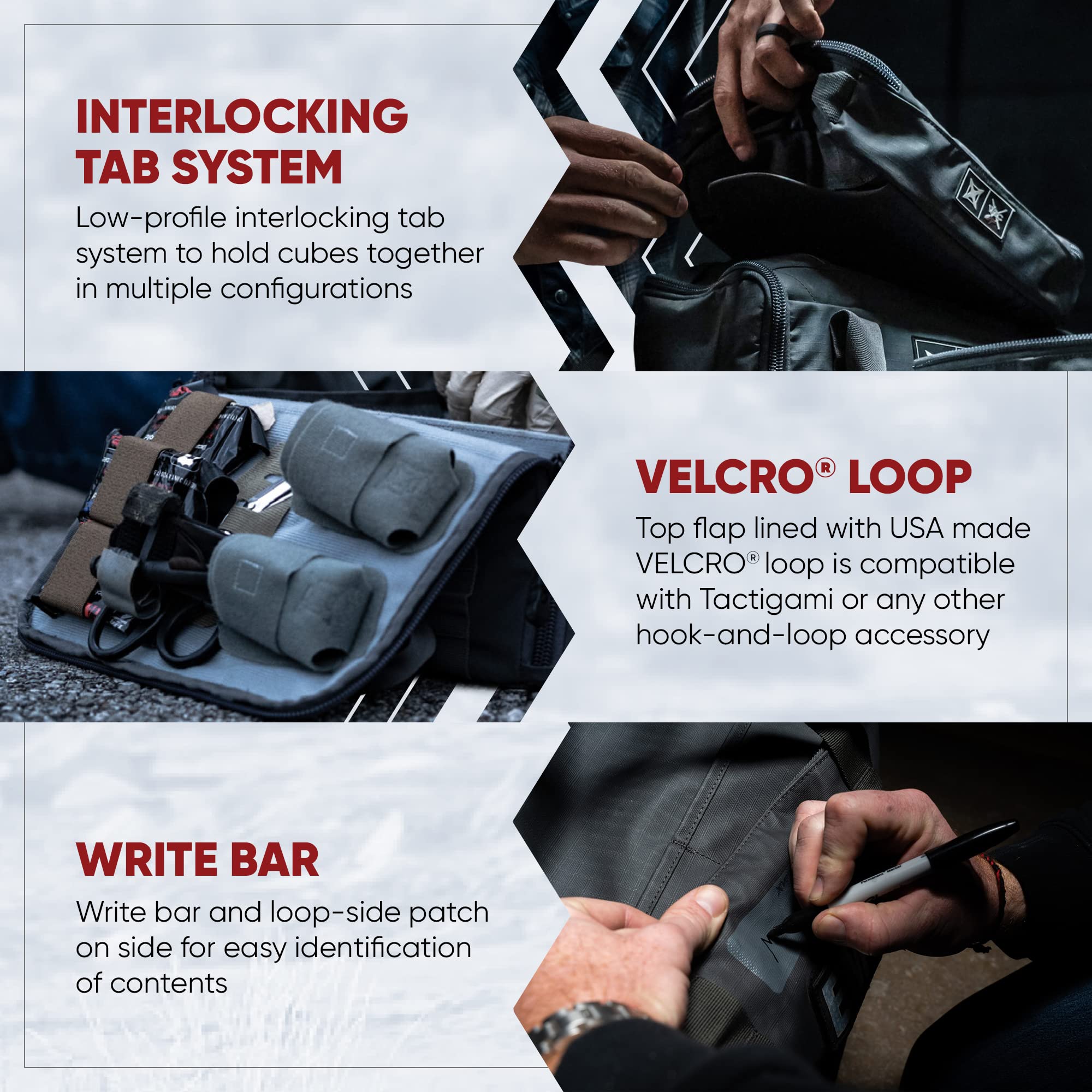 Vertx VTAC Stackable Storage Cube - Tactical Gear Organizer for Ammo, Mags & EDC - Durable Car Travel Bag & Military Storage Container - Perfect for Range Days, Road Trips & Tactical Missions