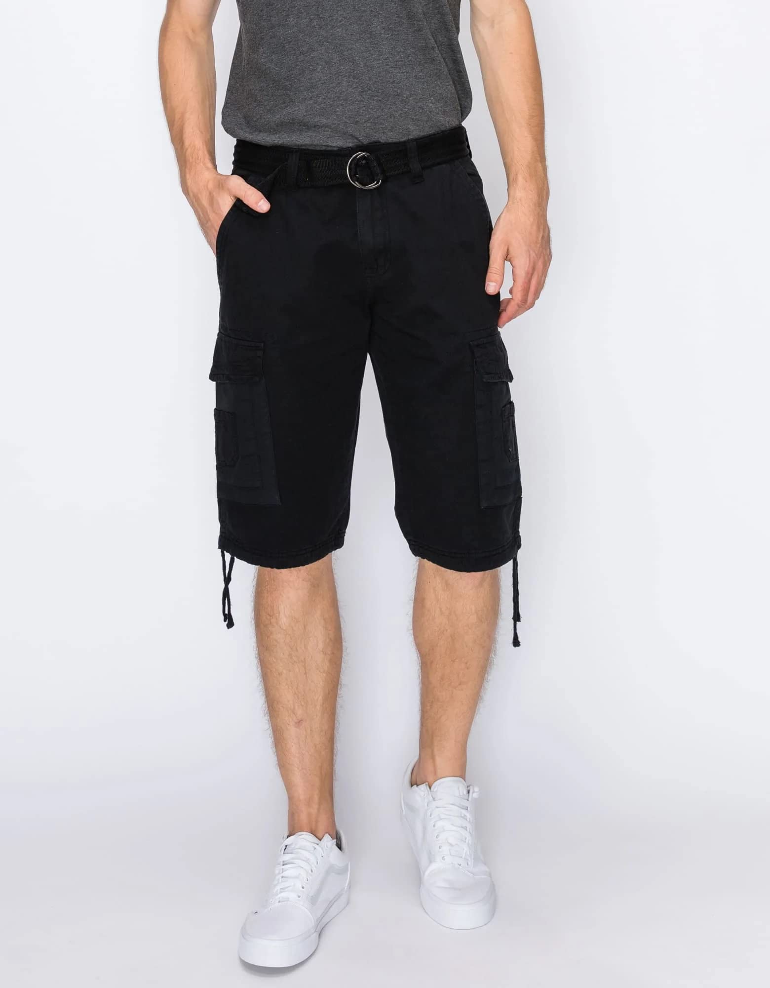 Men's Delano Messenger Cargo Shorts - Navy Camo - Size 32 | Durable & Stylish Casual Shorts for Outdoor Adventures, Hiking & Everyday Wear