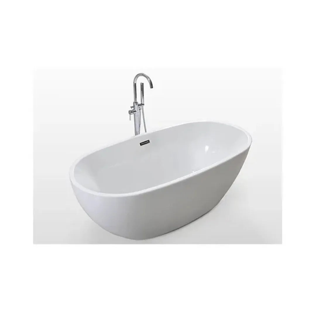 Freestanding Acrylic Bathtub CM 7122 - Modern Soaking Tub for Spa-Like Bathroom Relaxation