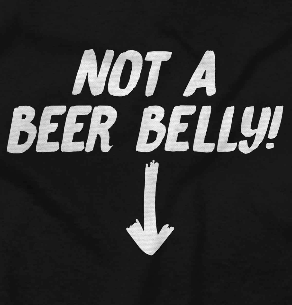 Funny Maternity T-Shirt for Women - 'Not a Beer Belly' Pregnancy Tee - Comfortable & Stylish for Baby Showers, Pregnancy Announcements & Everyday Wear