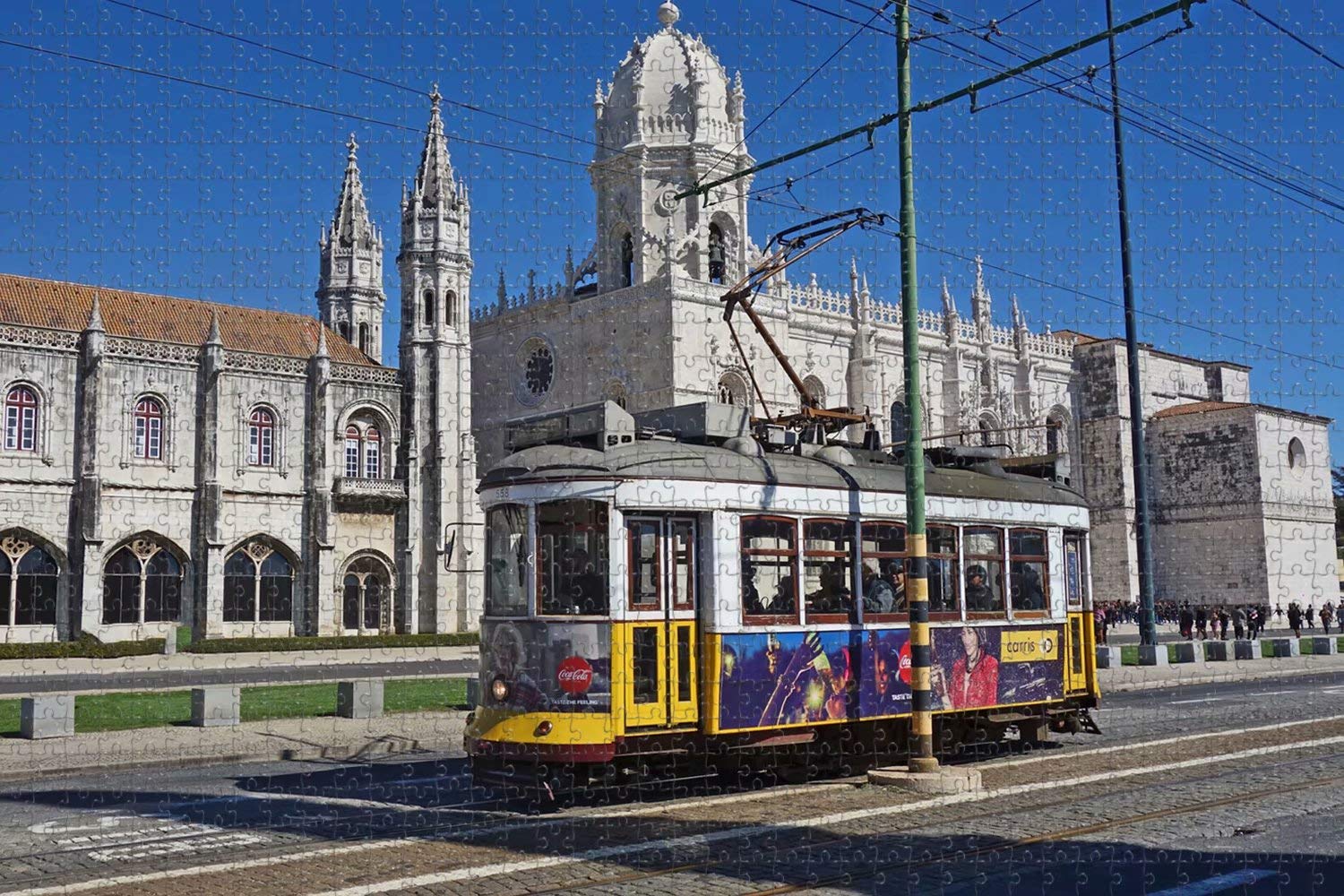 1000-Piece Portugal Tram Lisbon Jigsaw Puzzle for Adults – Travel Souvenir & Home Decor Gift | Perfect for Relaxation, Stress Relief, and Family Game Night