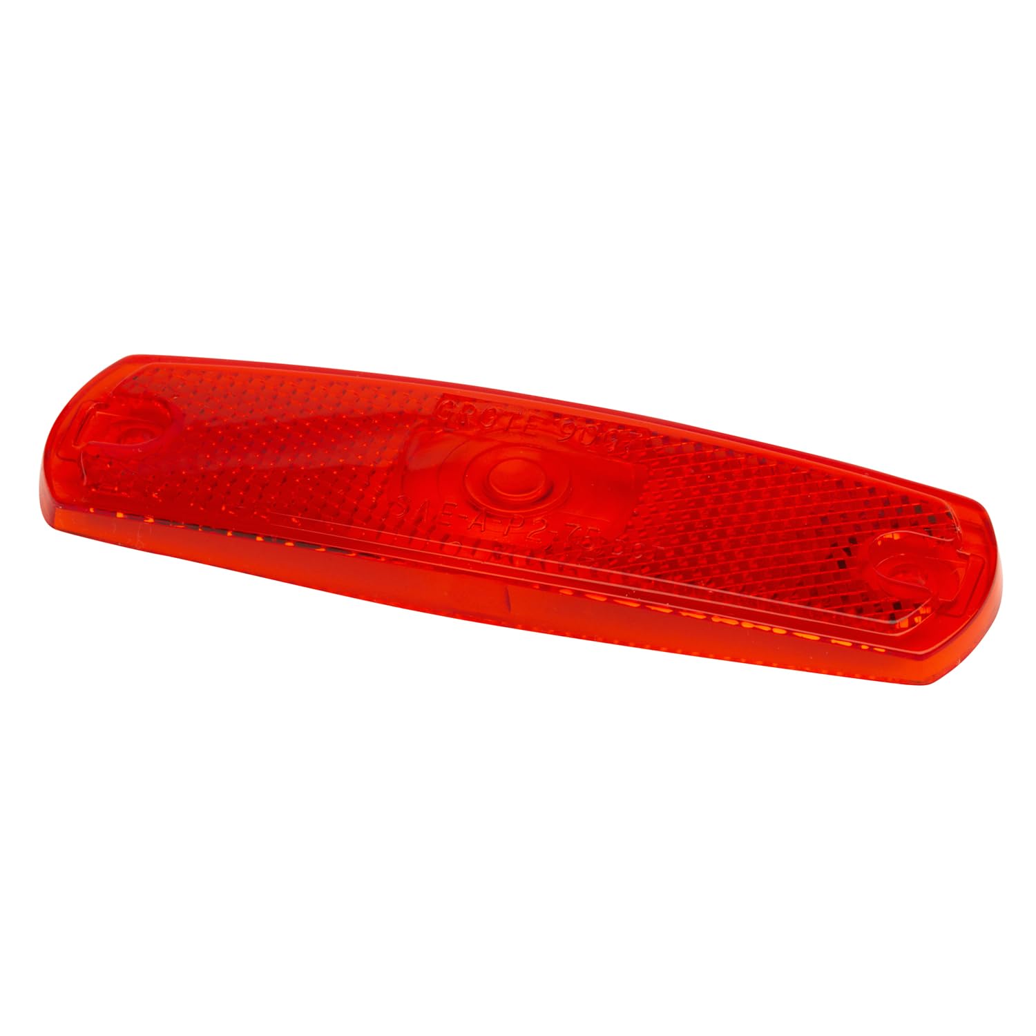 90072 Red Clearance Marker Replacement Lenses with Built-in Reflector - Heavy Duty Truck & Trailer Safety Lights for DOT Compliance, Night Visibility