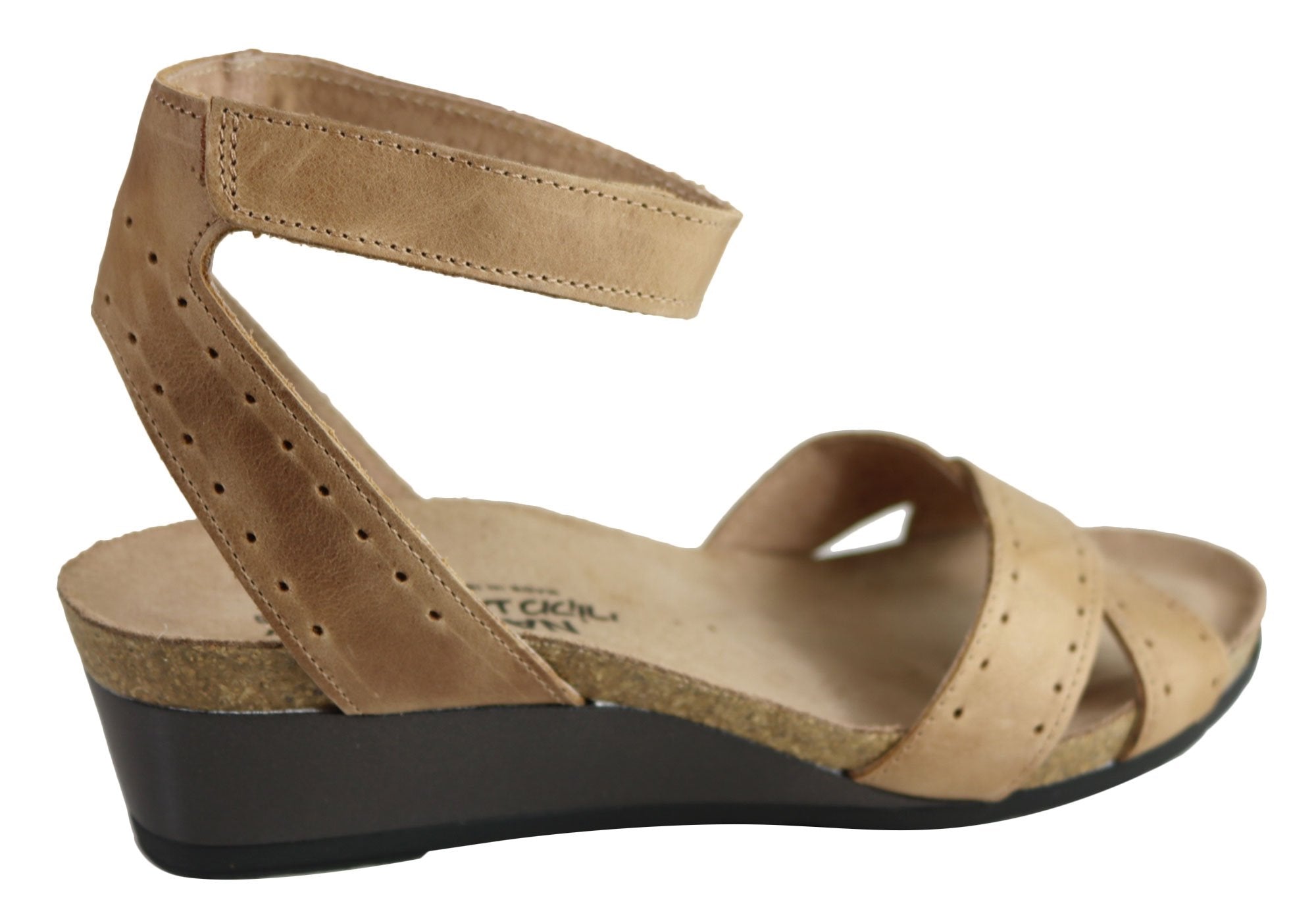 Naot Women's Comfortable Leather Wedge Sandals - Stylish & Supportive Footwear for Walking, Travel & Summer Outfits