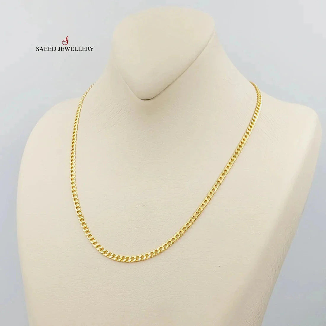 4.5mm Curb Chain Necklace for Men & Women - Durable Stainless Steel Jewelry for Everyday Wear & Layering