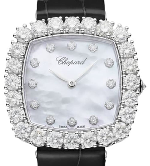 Chopard L’Heure Du Diamant 18K White Gold Diamond Ladies Watch - Luxury Women's Timepiece for Formal Events & Special Occasions