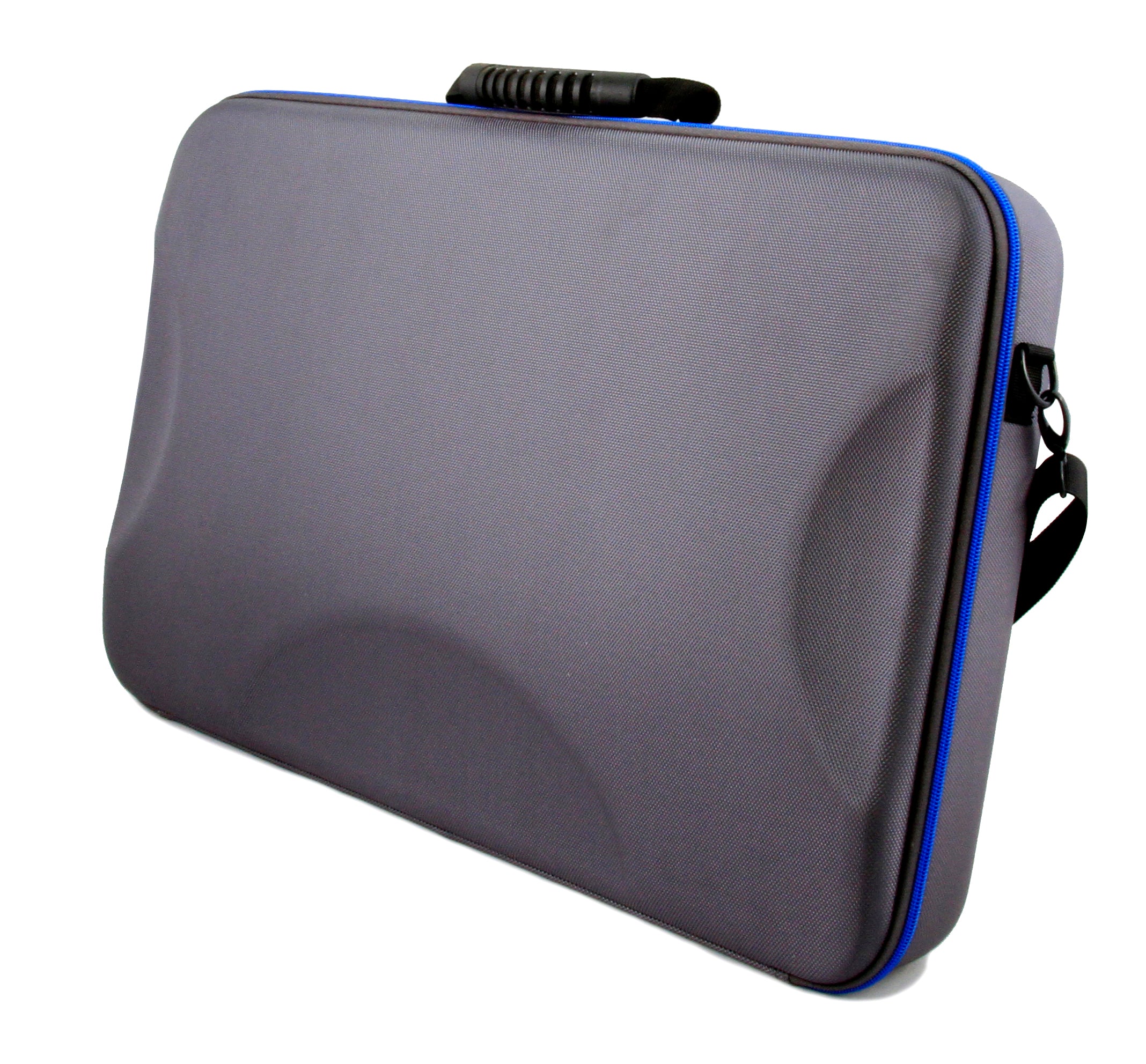 CASEMATIX 24 Hard Shell EVA Travel Case with Shoulder Strap & Protective Foam Interior - Fits Accessories up to 22.5