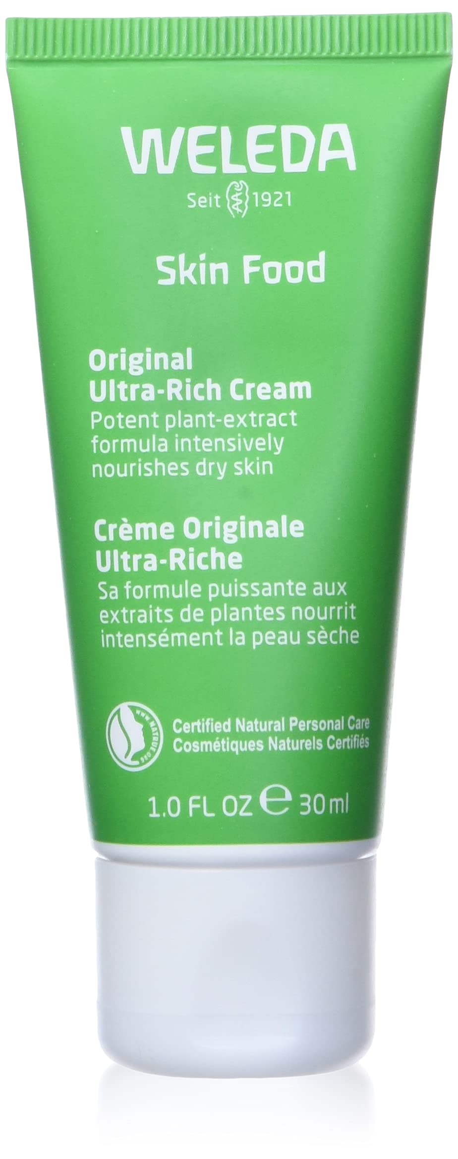 Weleda Skin Food Ultra-Rich Moisturizing Cream - 1 oz (30ml) for Dry & Sensitive Skin | Natural & Organic Face & Body Lotion | Perfect for Winter Care & Daily Hydration