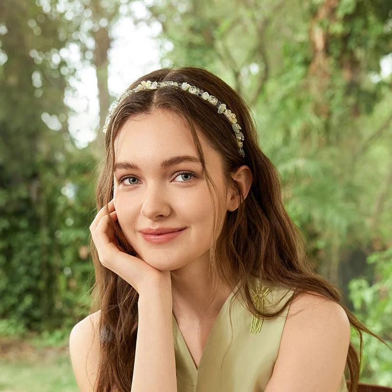 Premium Jasmine Headband for Women - Soft & Comfortable Hair Accessory for Yoga, Running, Workouts & Everyday Style