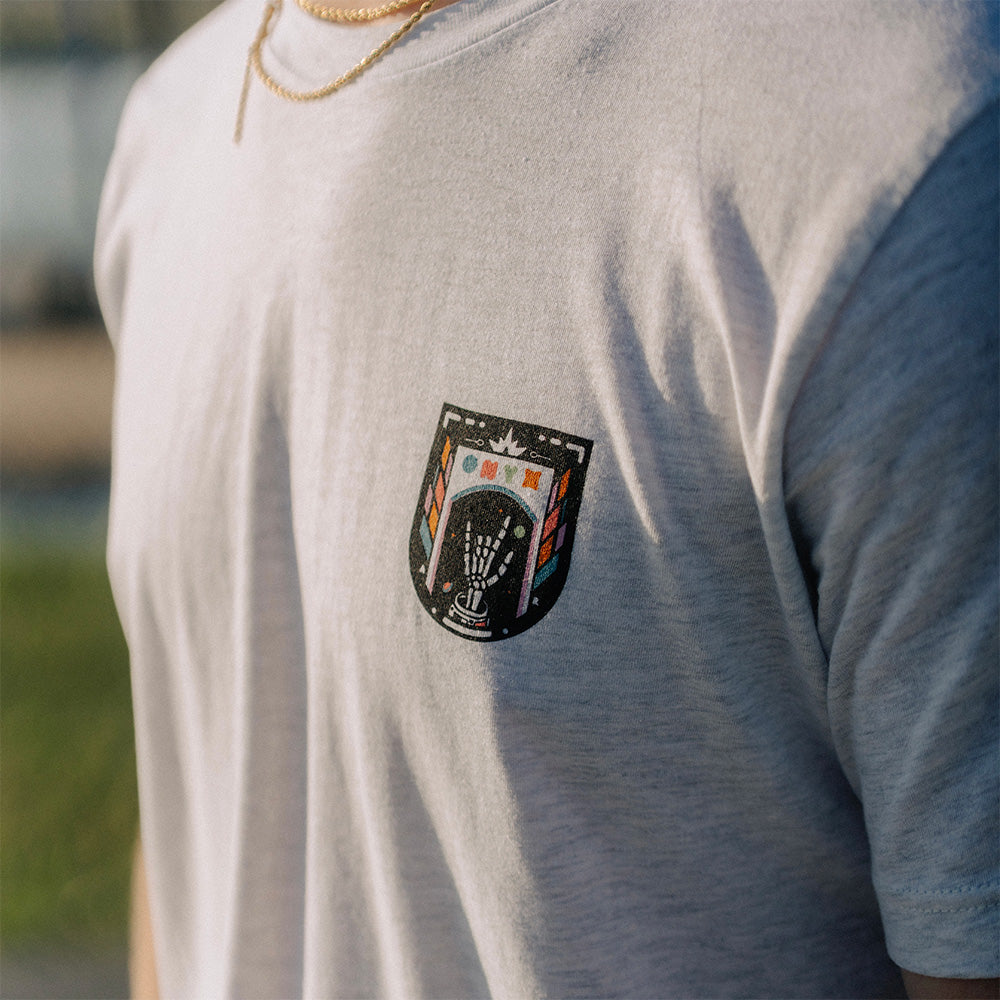 Voyager Badge Tee - Comfortable Vintage Graphic T-Shirt for Men & Women | Casual Streetwear & Travel Outfit