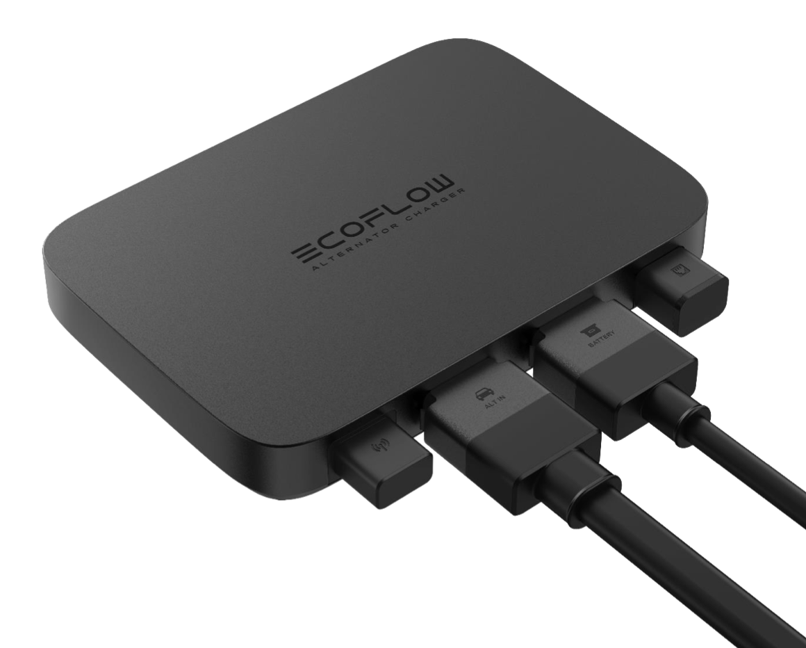 EcoFlow 800W Alternator Charger for RV, Boat & Off-Grid Power - Fast Portable Battery Charger for Delta Pro/Delta Max Power Stations | Camping, Emergency Backup, Road Trips