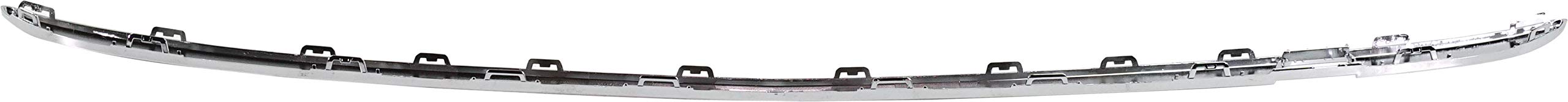 Garage-Pro Chrome Bumper Trim Compatible with 2016-2018 Mercedes Benz GLE350, 2017-2019 GLS450, 2013-2016 GL450 - Rear Upper Bumper Cover with Exhaust Tip Holes | SUV Accessories for Enhanced Style & Protection