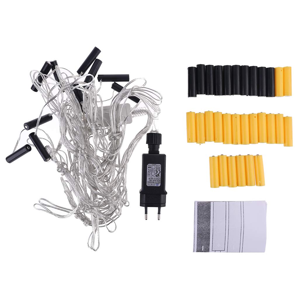 10-in-1 AA Battery Eliminator - Replace 2X/3X AA AAA Batteries with EU Power Adapter - Perfect for Toys, Clocks, Remotes & Home Electronics