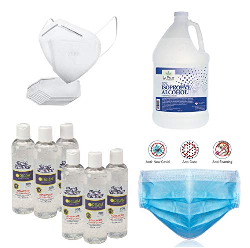 ASA Techmed Basic Protective Back To Business Kit - Bulk Workplace Safety Supplies for Cleanliness & Hygiene | Office, School, Healthcare & Public Spaces Protection