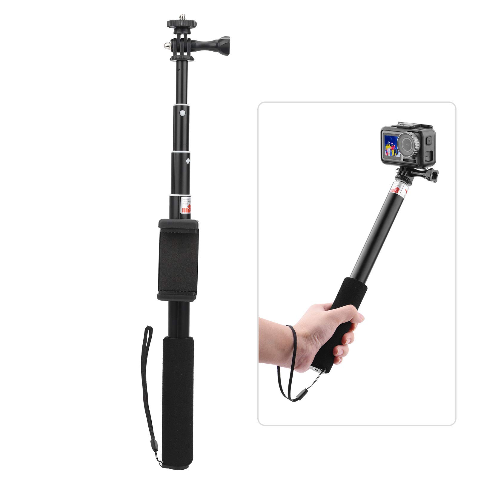 Portable Phone Tripod Stand & Selfie Stick for Stable Photos & Videos