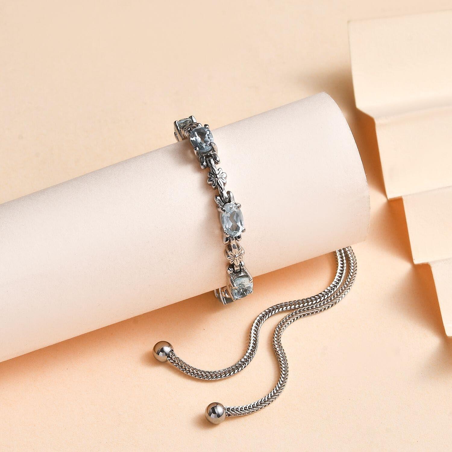 Birthstone Bracelets for Women - Adjustable Charm Bolo Bracelet with Gemstones, Perfect for Engagement, Anniversary, Wedding Promise & Birthday Gifts | Ideal for Everyday Wear, Special Occasions & Thoughtful Present Giving