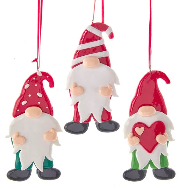 5 Pack DIY Clay Dough Gnome Ornaments - Handmade Christmas Tree Decorations for Holiday, Party & Home Decoration - Perfect for Gifts, Crafts & Festive DIY Projects