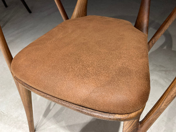 Premium Solid Walnut Dining Chair - Italian Style Luxury Wooden Chair for Home, Restaurant & Office - Elegant & Durable Seating Solution