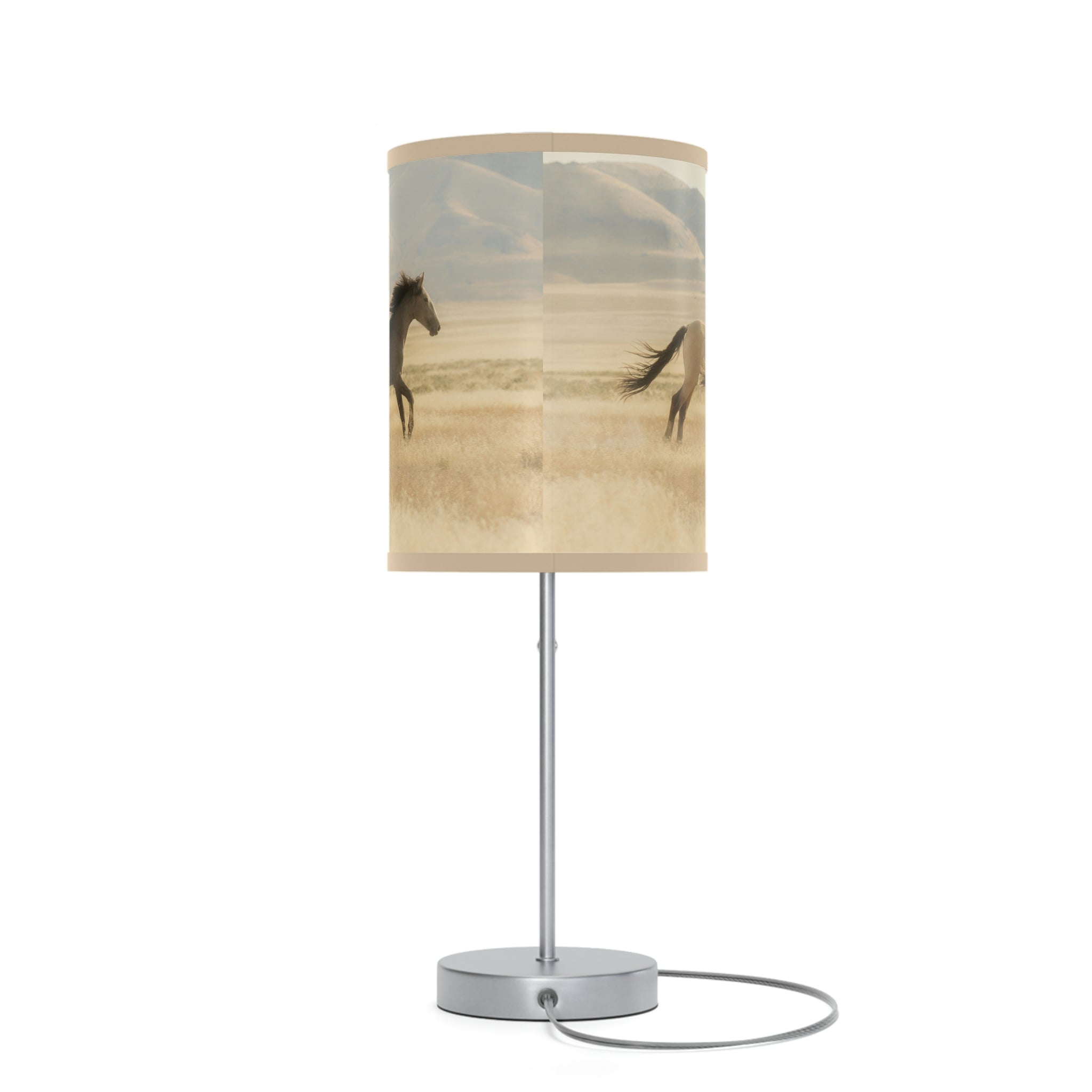 Galloping Horse Table Lamp - Western Style Bedroom & Office Lighting for Home Decor - Perfect for Western Themed Rooms, Cowboy Decor, and Ranch Style Interiors