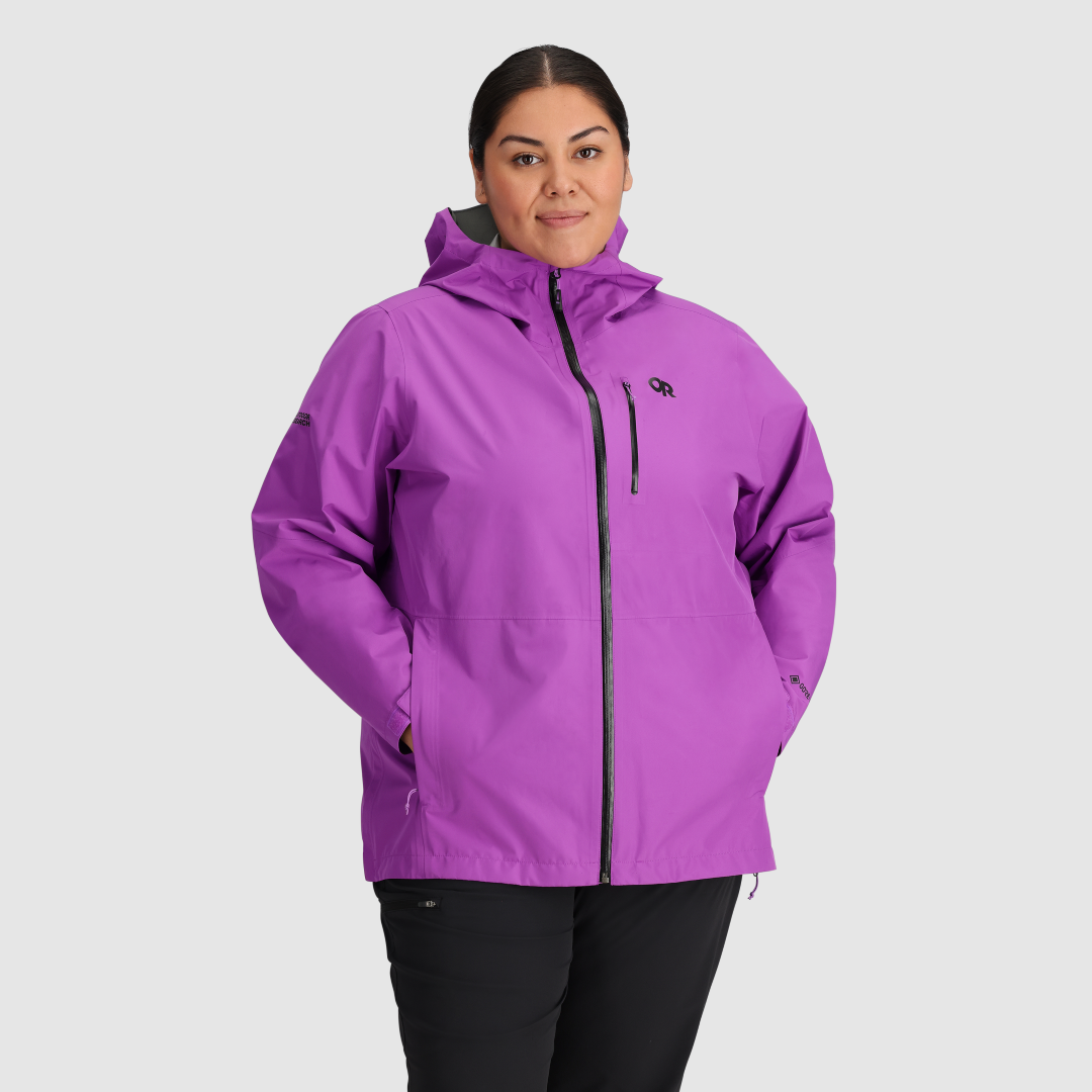 Aspire II Jacket for Women - Lightweight Waterproof Windbreaker with Hood - Perfect for Hiking, Running & Outdoor Activities