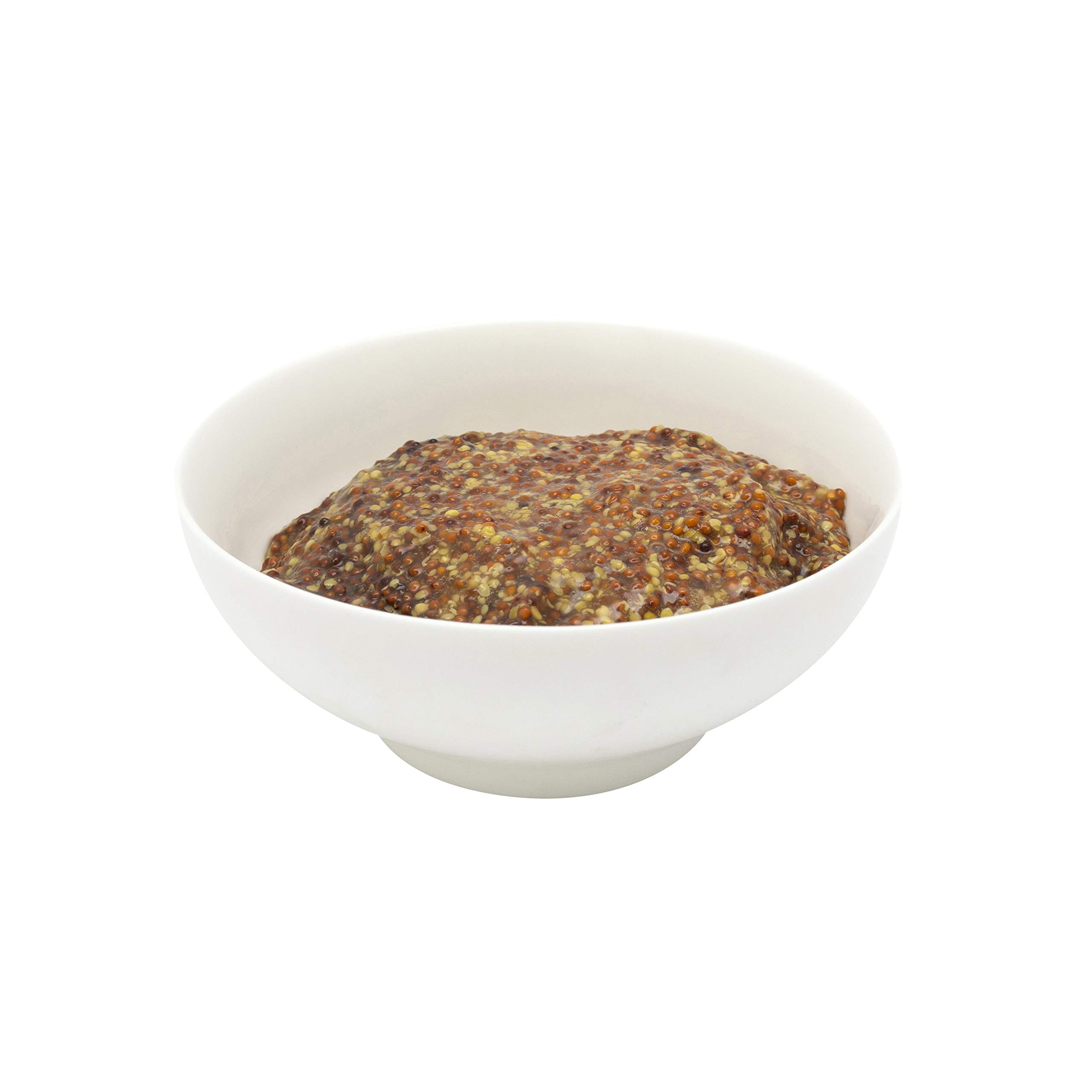 Premium Maille Old Style Whole Grain Stone Ground Mustard - Gluten Free, 8.16 Lbs (Pack of 4) - Perfect for Marinades, Sauces, Dressings & Gourmet Cooking | Artisanal French Mustard for Sandwiches, BBQ & Charcuterie Boards