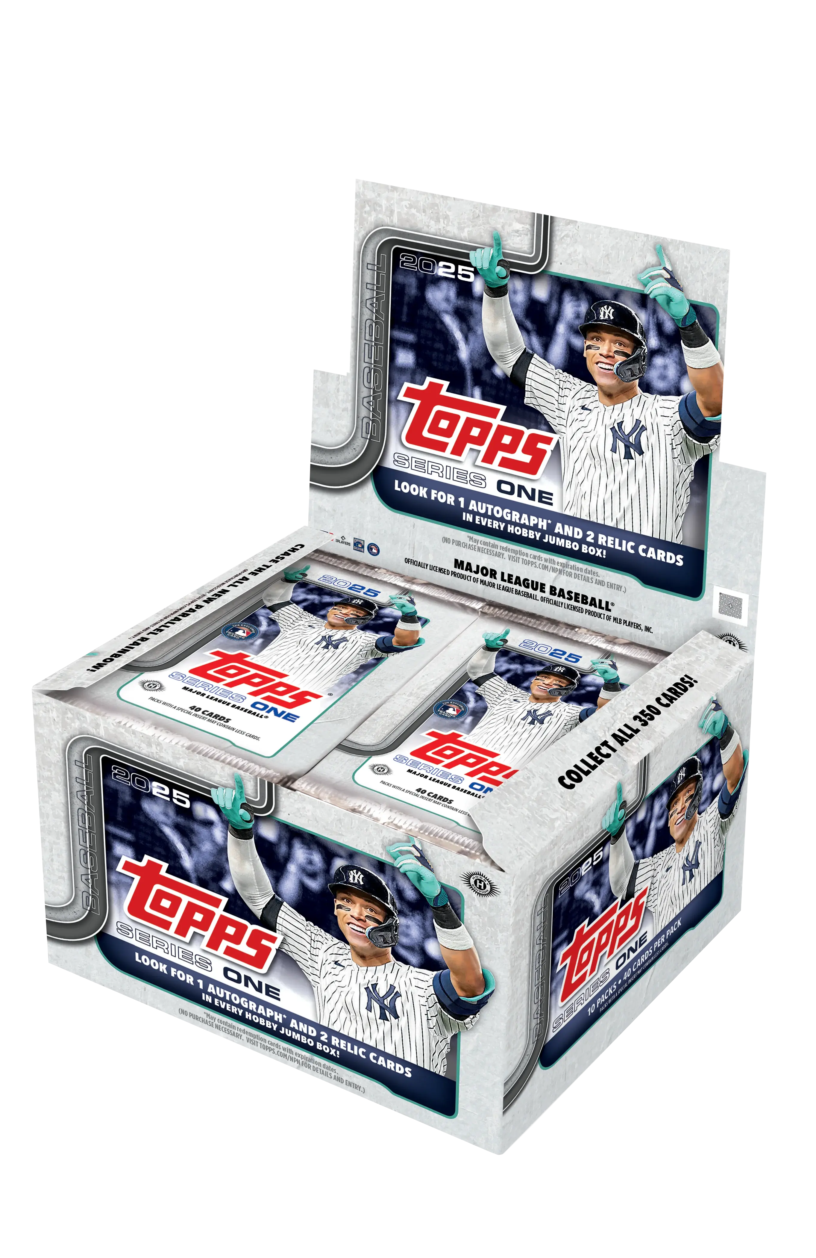 2025 Topps Series 1 Baseball Jumbo Box - 24 Packs with Exclusive Rookie Cards & Chase Inserts - Perfect for Collectors, Investors & Fantasy Baseball Fans