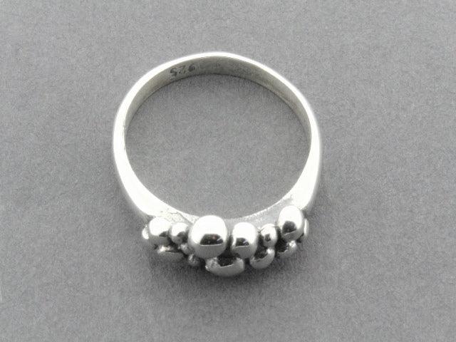 Sterling Silver Multi Bead Band Bracelet - Elegant Stackable Jewelry for Women, Perfect for Everyday Wear & Special Occasions