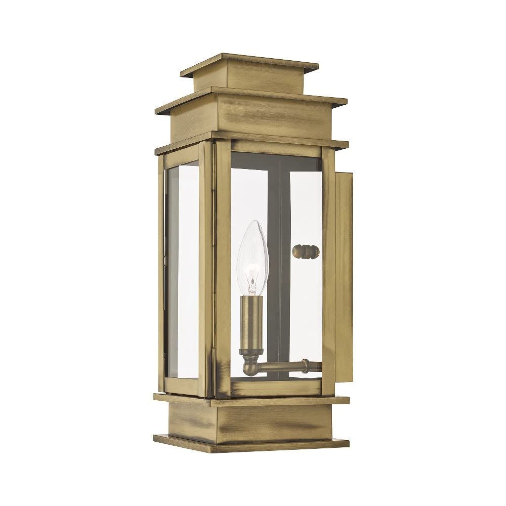 Livex Lighting Princeton Outdoor Wall Lantern - Bronze Finish, 14