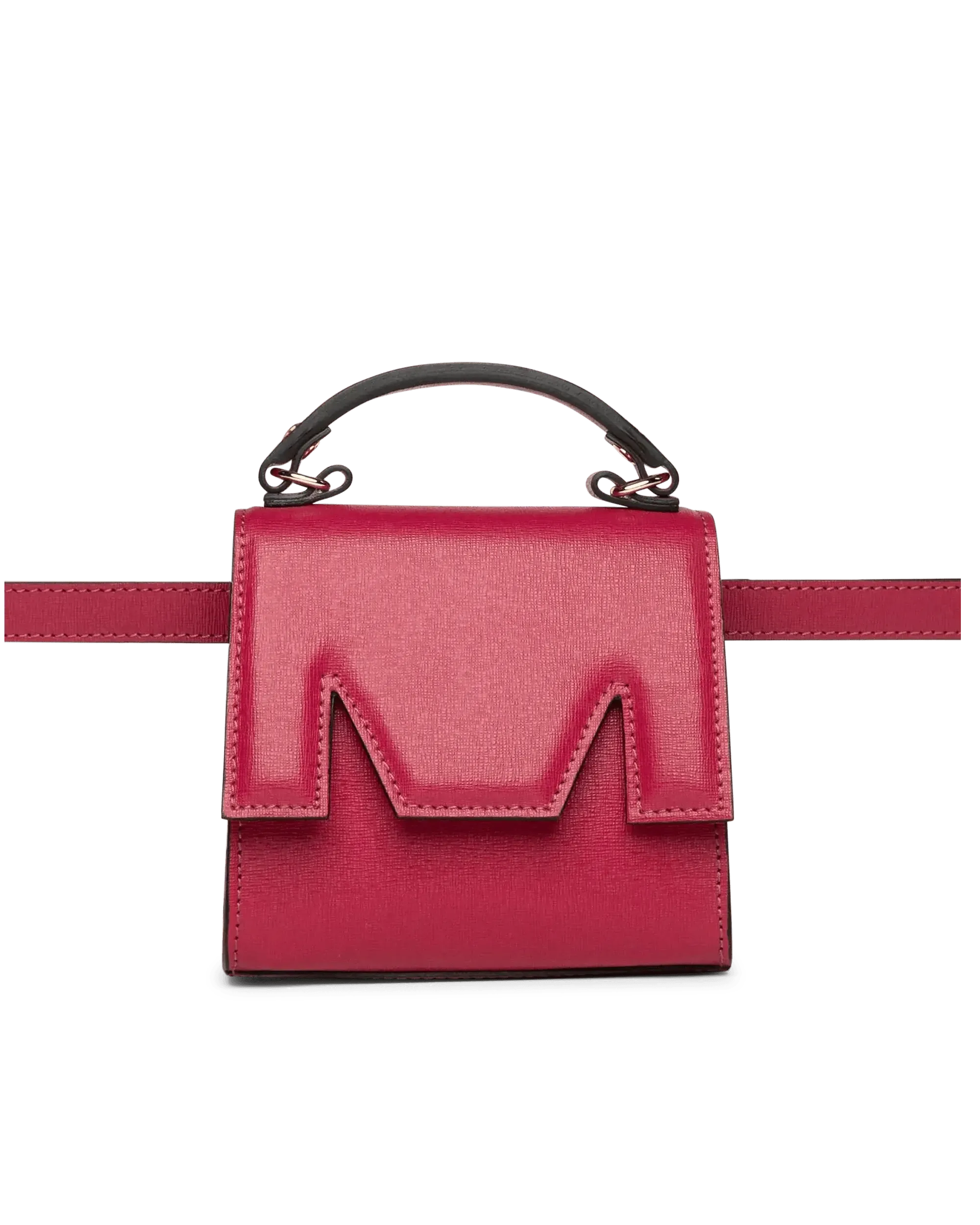 Mini 'M' Flap Belt Bag - Stylish Crossbody Fanny Pack for Women & Men - Perfect for Travel, Running, Hiking & Everyday Use
