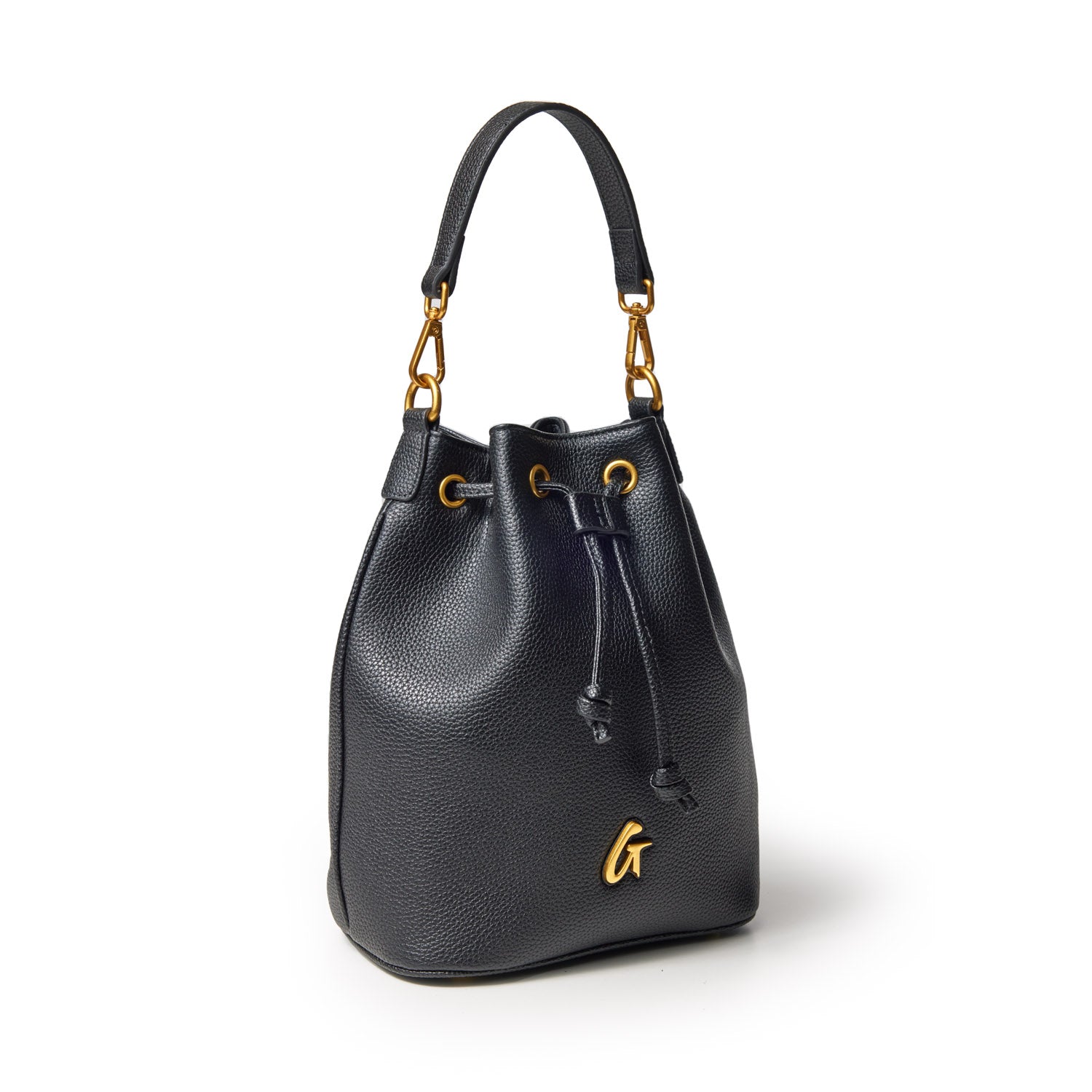 Stylish Medium Pebble Bucket Bag in Black - Perfect for Everyday Use, Travel & Casual Outings