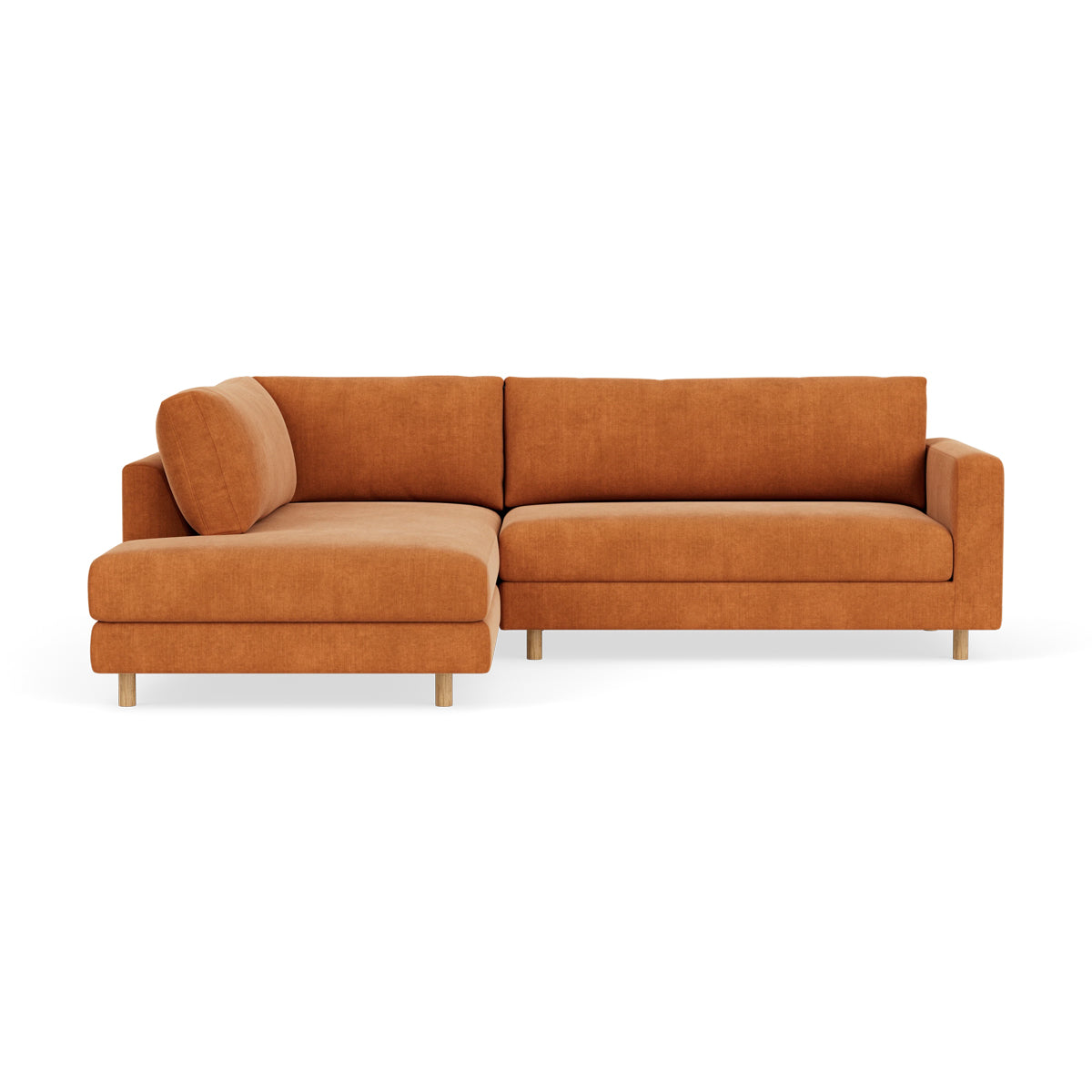 Douglas Fabric Left Corner Sofa - Modern L-Shaped Sectional Couch for Living Room, Lounge & Small Spaces | Comfortable & Stylish Home Furniture