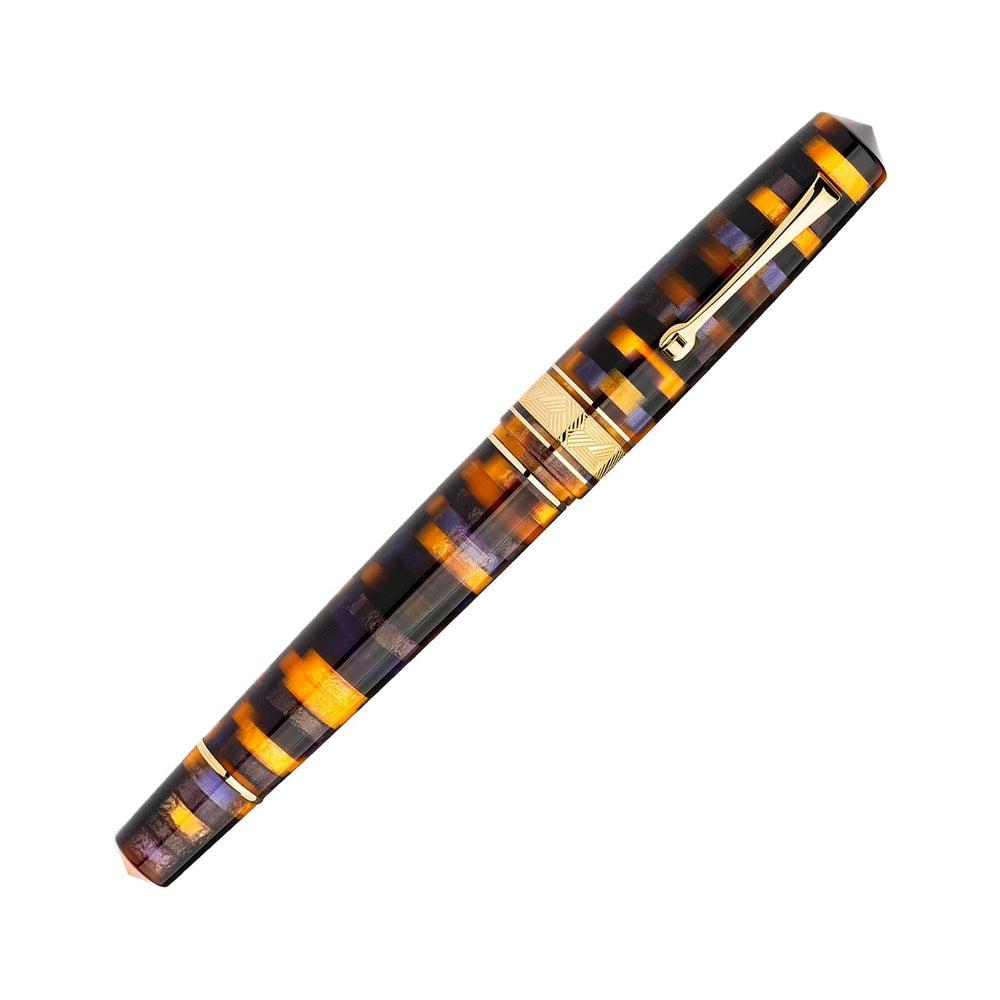 Leonardo Fountain Pen Mosaico - Premium Stainless Steel Pen for Writing, Calligraphy & Collecting - Perfect for Gifts, Office Use & Special Occasions