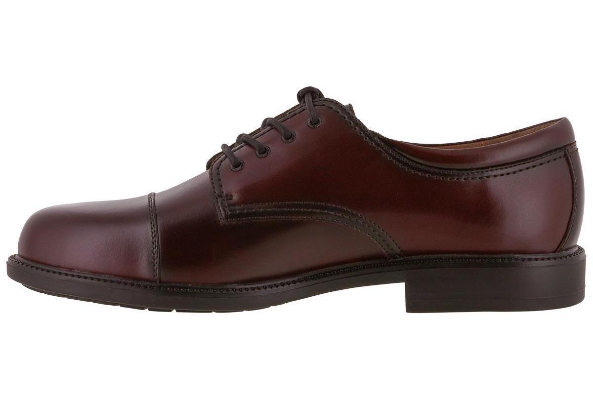Dockers Gordon Cap Toe Oxford Cordovan Leather Dress Shoes for Men - Perfect for Business, Office & Formal Occasions