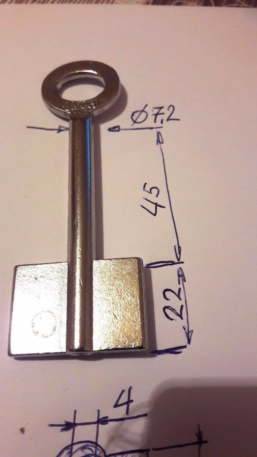 SANK1 Safe Key Blanks - Secure Home & Office Locks