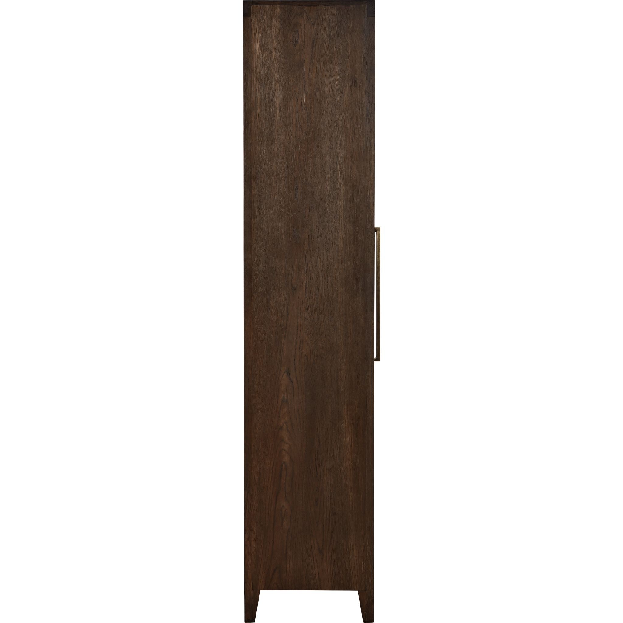 Balintmore Accent Cabinet - Dark Brown Wood Side Table for Living Room, Bedroom & Entryway Storage