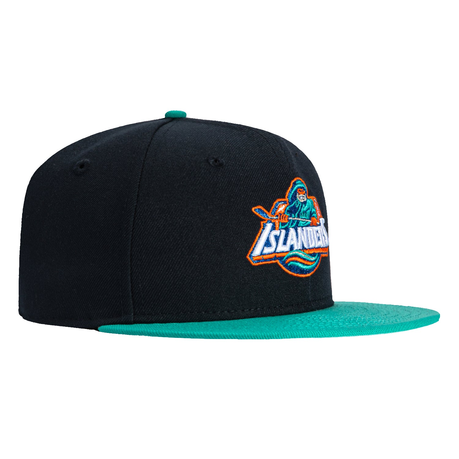 New Era 59Fifty New York Islanders Snapback Baseball Cap - Navy & Teal Adjustable Hat for Men & Women - Perfect for Sports Fans, Casual Wear & Outdoor Activities