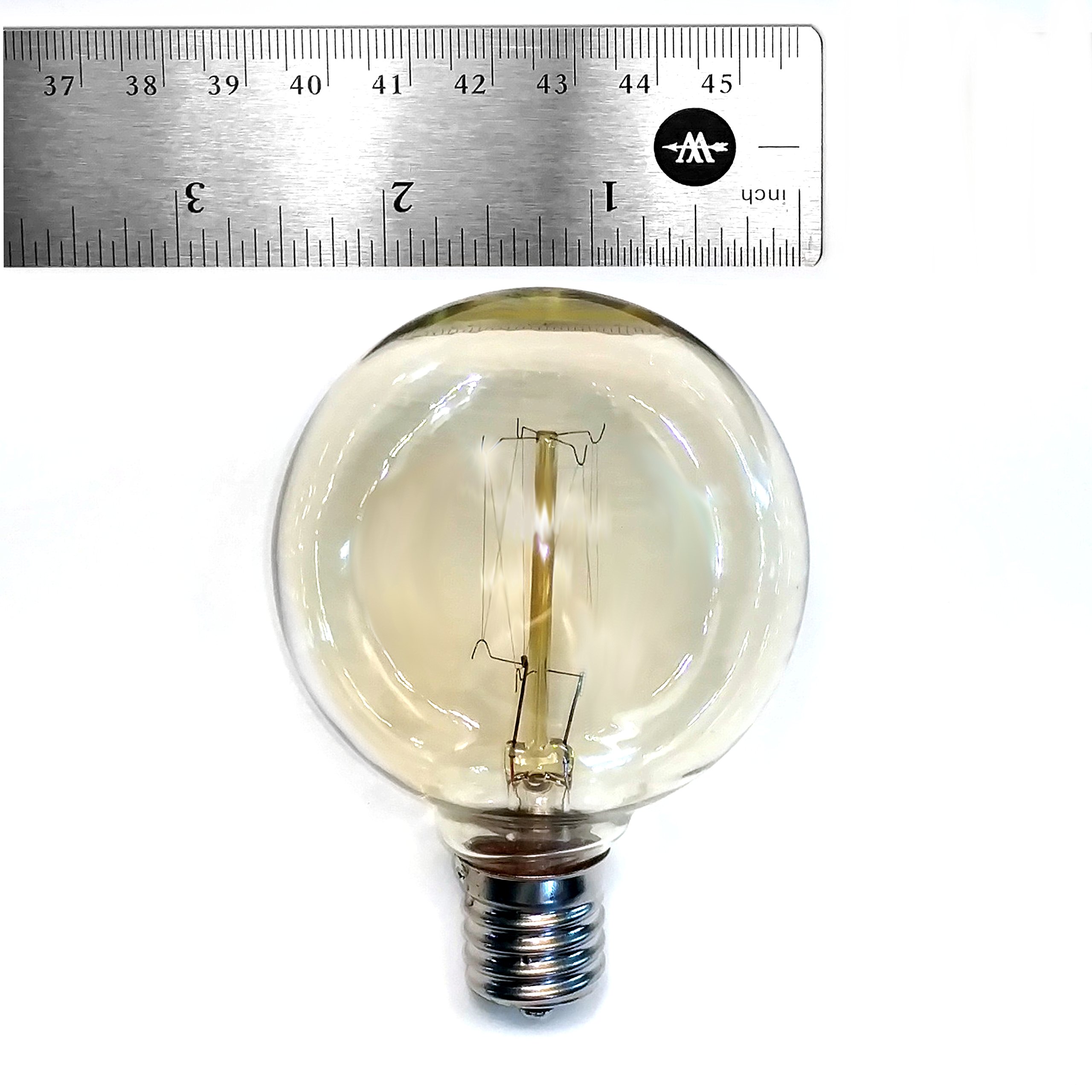 Commercial Edison Bulb Outdoor String Lights - 50 ft Black Wire with Hand-Threaded Filament (G60 Lantern Style) - Perfect for Patio, Garden, Wedding & Restaurant Decoration