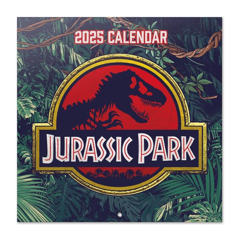 Jurassic Park 2025 Wall Calendar - 12