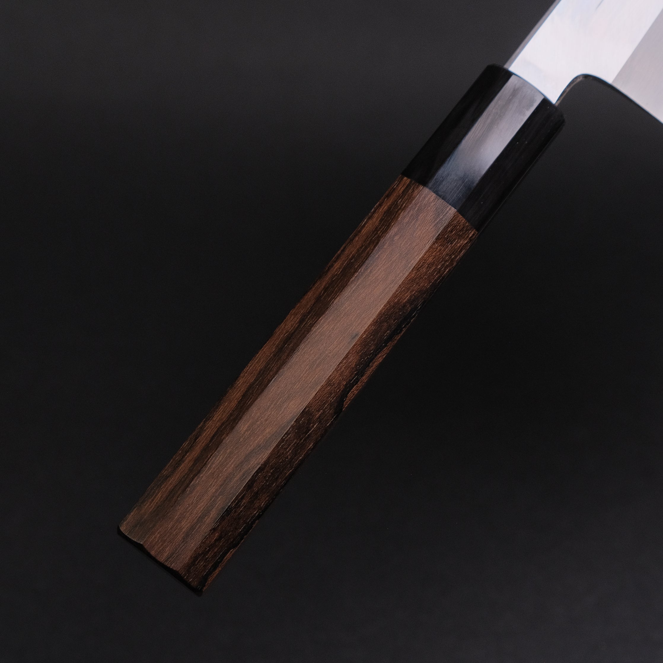 Premium Hitohira Tanaka Kyuzo Blue #1 Steel 210mm Gyuto Chef Knife - Handcrafted Japanese Ziricote Wood Handle - Perfect for Sushi, Meat Cutting & Professional Kitchen Use