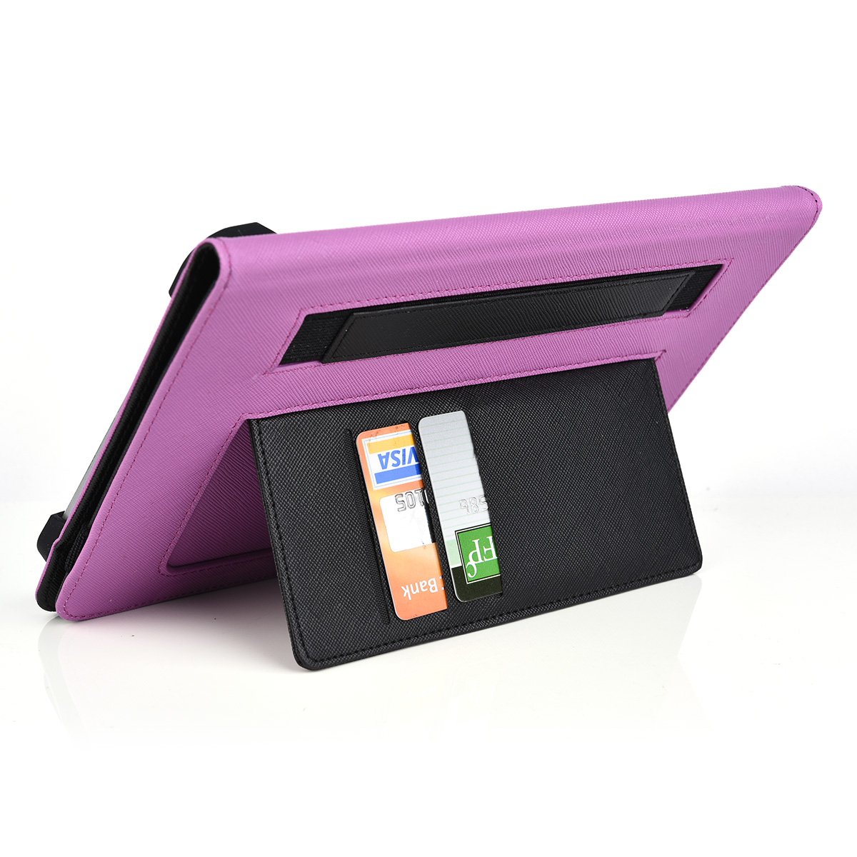 Kroo Universal Tablet Folio Case for 6-8 Inch Tablets (MU08VTK1) - Perfect for Work, School & Travel
