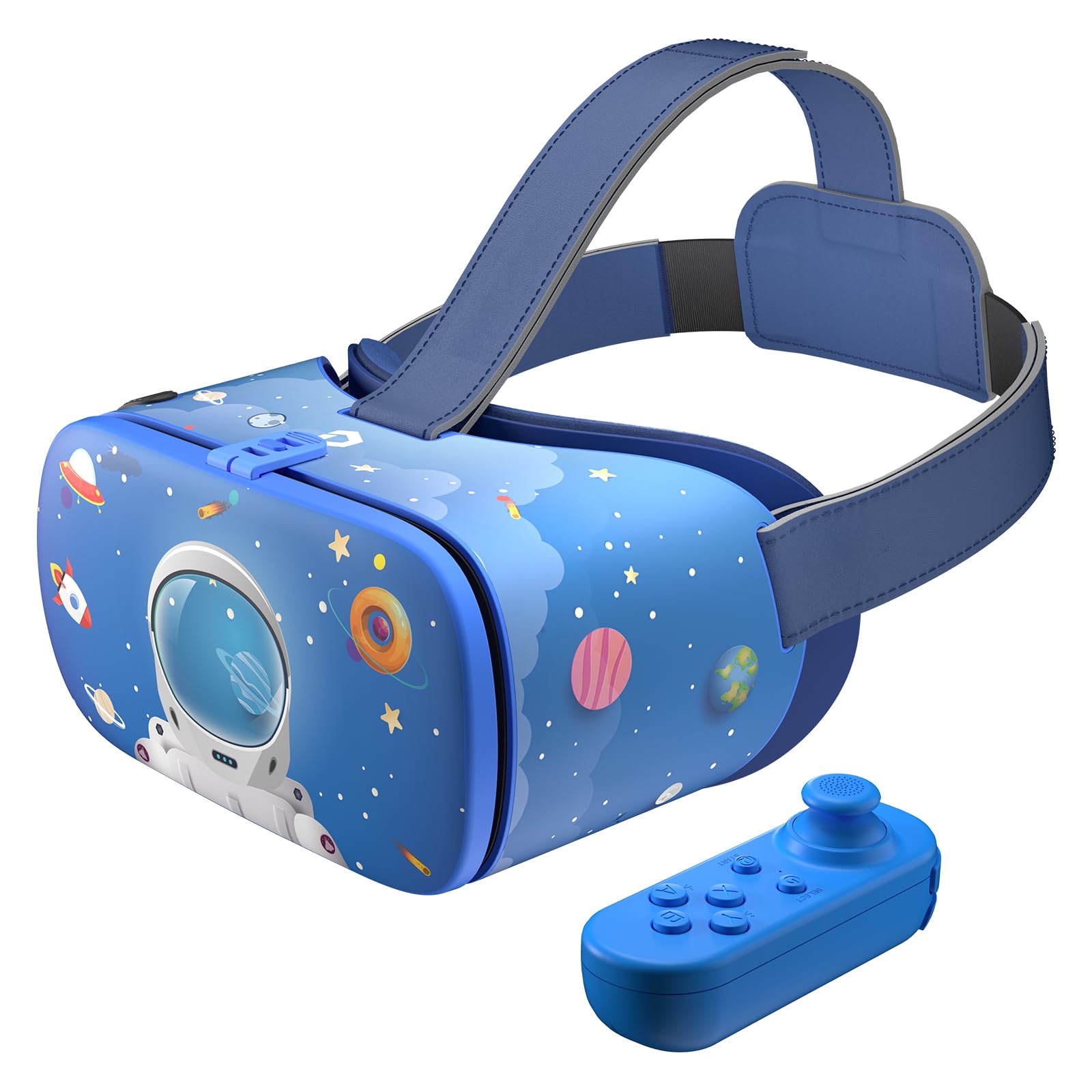 DESTEK VR Dream Headset for Kids - 110° FOV HD Virtual Reality Glasses with Anti-Blue Light Eye Protection | Perfect Gift for Exploring Virtual Worlds | Great for Educational Games, Travel Entertainment & Family Movie Nights
