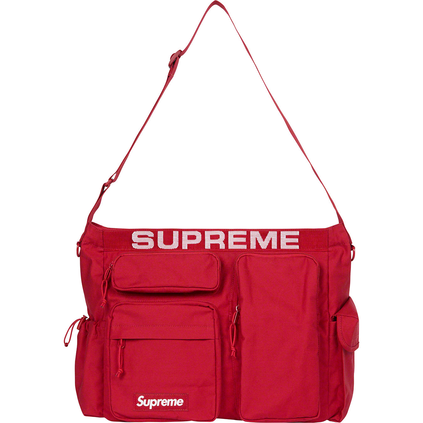 Supreme Field Messenger Bag for Men & Women - Durable Red Crossbody Bag for Work, Travel & School - Stylish & Water-Resistant Shoulder Bag