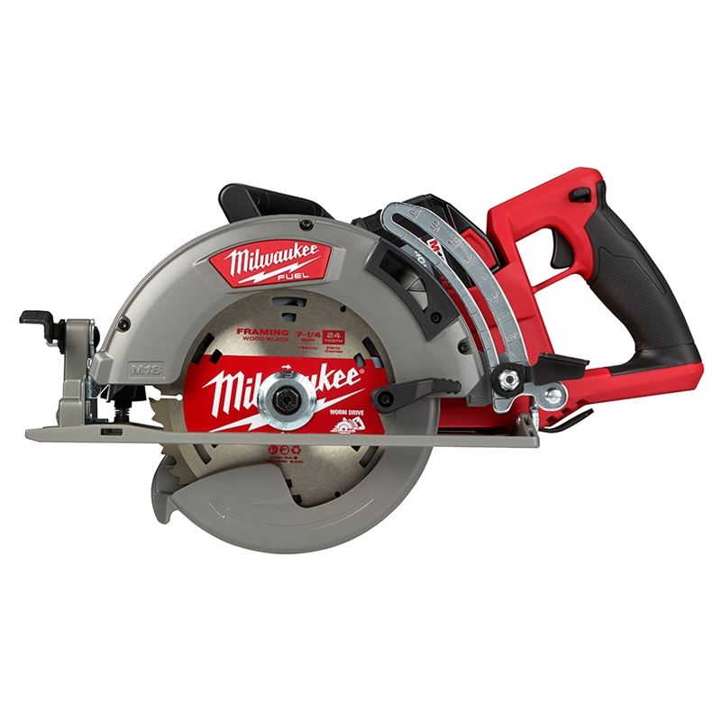 M18 FUEL 18V Brushless Cordless Rear Handle 7-1/4 Inch Circular Saw Kit with 2830 21HD Battery - Powerful Cutting Tool for Woodworking, Framing, and DIY Projects
