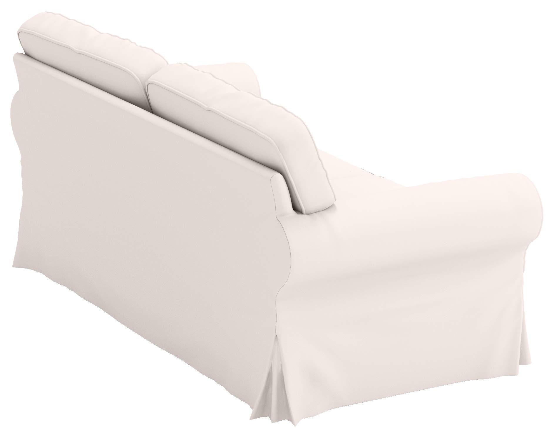 Custom-Made IKEA Ektorp Loveseat Sofa Cover Replacement - 2 Seat Slipcover in Beige Polyester | Perfect for Home Decor, Living Room Upgrade & Furniture Protection