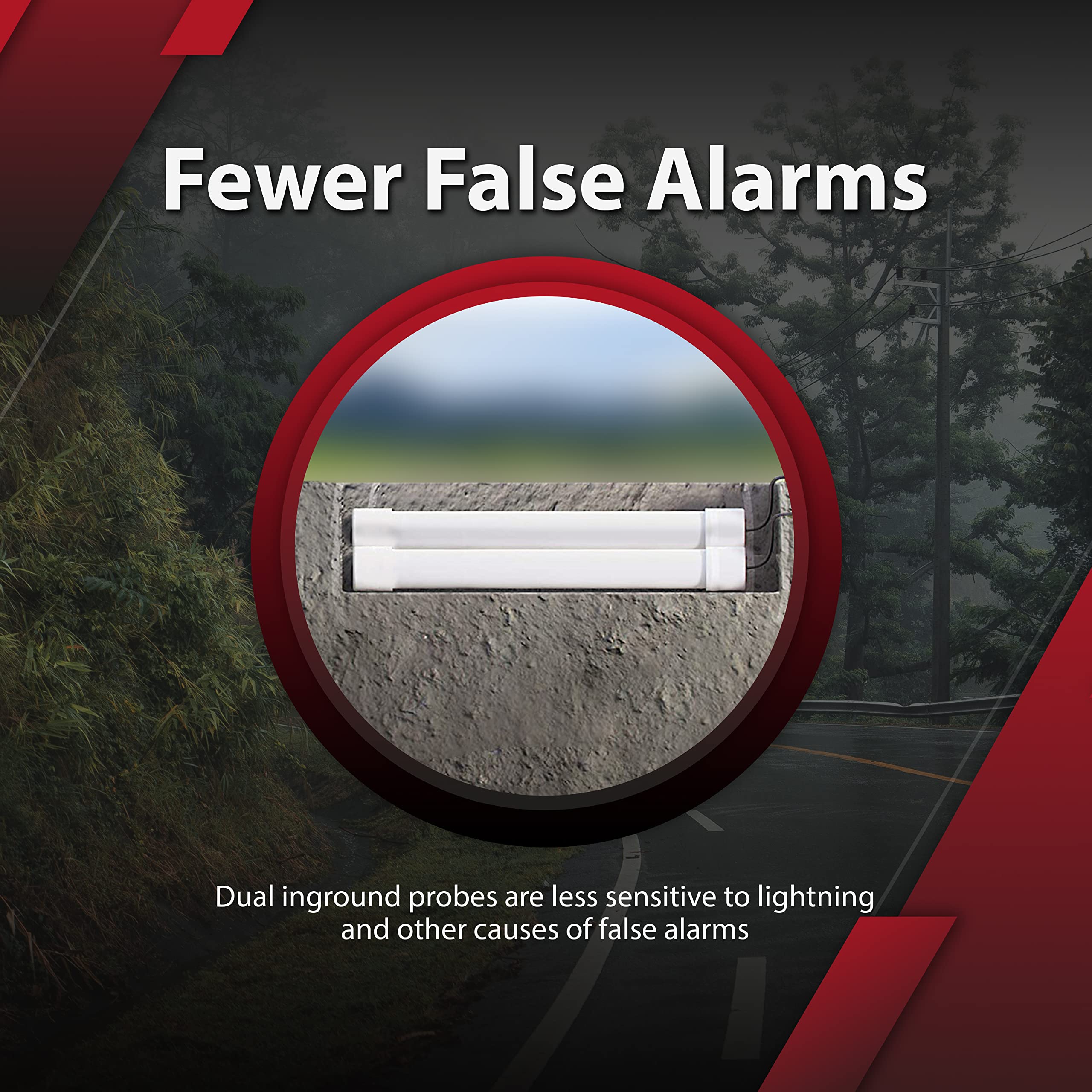 Dakota Alert DAPT-4000 Wireless Driveway Alarm System - 1 Mile Long Range Weatherproof Outdoor Vehicle Detector with Directional Sensor | Perfect for Home Security, Driveway Monitoring & Outdoor Property Protection